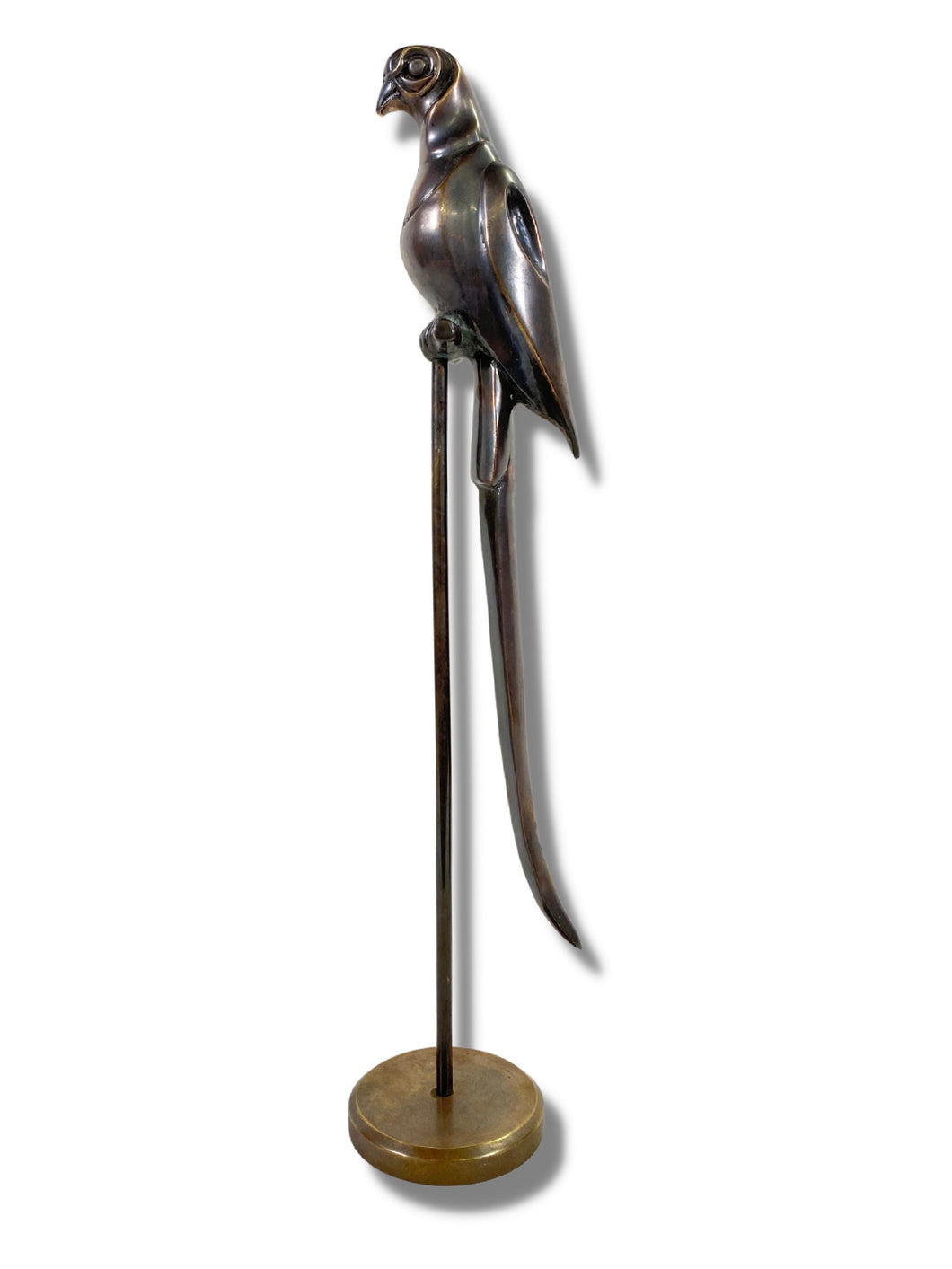 Art Deco Bronze Parrot