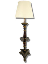 Load image into Gallery viewer, Painted Pedestal Lamp Table
