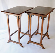 Load image into Gallery viewer, Mahogany Side Tables (Pair)
