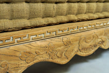 Load image into Gallery viewer, Antique Stripped Pine Settee
