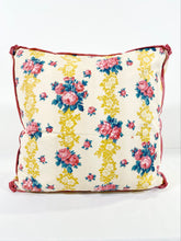 Load image into Gallery viewer, Floral Pillows in Antique French Cotton (Pair)

