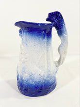 Load image into Gallery viewer, Blue Glazed Stoneware Pitcher

