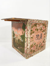 Load image into Gallery viewer, Asian Painted Wood Tea Box
