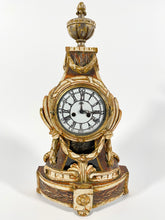 Load image into Gallery viewer, Antique French Painted Mantle Clock
