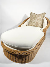 Load image into Gallery viewer, Vintage Wicker Works Chaise Lounge
