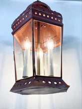 Load image into Gallery viewer, Antique Red Tôle Lantern
